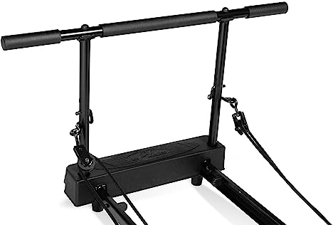 AeroPilates by Stamina Pull-Up Bar | 55-0012 Sturdy Steel Frame Pull Up Bar Pulley Riser Pilates Reformer Attachment; Padded Grip for Upper Body Exercise