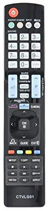 Common TV CTVLG01 mando a distancia universal para control remoto de televisores LG, sin configuración, ergonómico