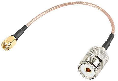 TengKo RF RG316 Pigtail Low Loss Kabel, SMA Stecker auf UHF SO-239 Female Koaxial Antenne Connector