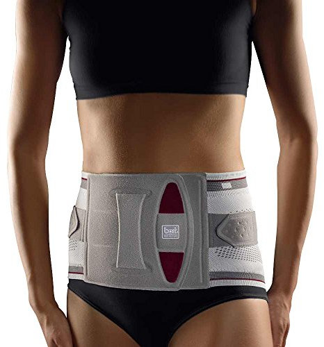 Bort Stabilo Lady Rückenbandage Rücken Orthese Lendenwirbel Stütze, silber, Gr. 0