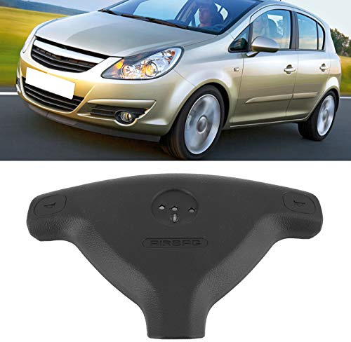 Lenkradabdeckung für Auto, Dioche Schwarz Fahrerlenkradabdeckung Ersatz Passend für Astra G/Zafira A/Corsa B 90437285