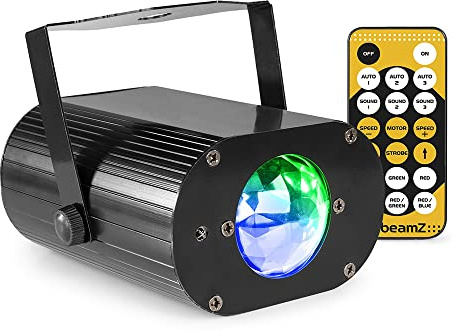 Beamz LED DJ Disco Light - Water Wave Effect Disco Party Lights, Versatile LED Light Effect for DJs, Clubs, Parties, and Events, Easy Installation and Remote Control