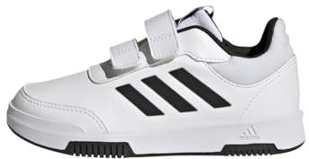 adidas Tensaur Hook And Loop Shoes, Zapatillas Unisex niños, Ftwr White Core Black Core Black, 38 EU