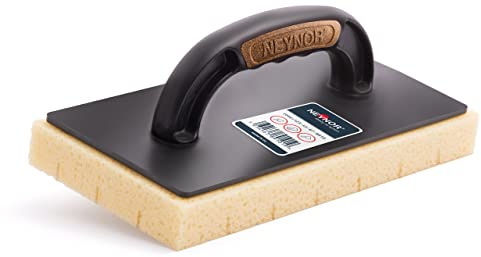 NEYNOR® Taloche Éponge HYDRO Coupée- Éponge Carreleur - Haute Absorption - pour Nettoyage de Joints - Made in EU - 280 x 140 mm
