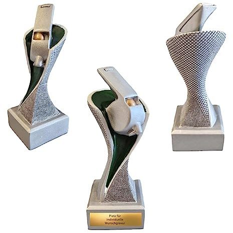 Schiri Pokal mit Wunschtext - 14,5 cm Schiedsrichter Trophäe aus Resin | Referee Wanderpokal in Silber-Bunt, individuelle Gravur, Schiedsrichterpfeife Design, für Siegerehrung und Ringrichter