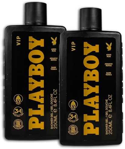 2er Pack Playboy Men VIP 3in1 Shower Gel Duschgel 2 x 250 ml