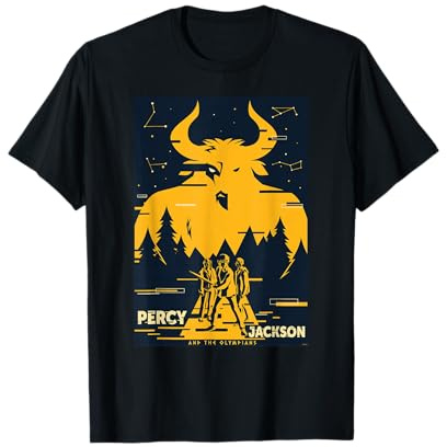 Disney Percy Jackson Three Heroes Against the Minotaur Maglietta