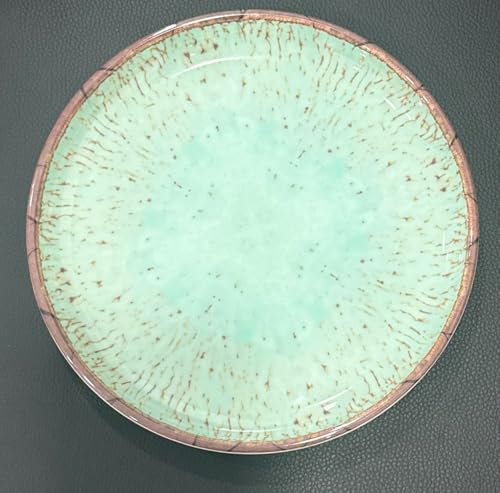 6 Pieces of Small 19Cm Side or Dessert Melamine Plate Durable and Lightweight Ideal for Dinning and Outdoor use.