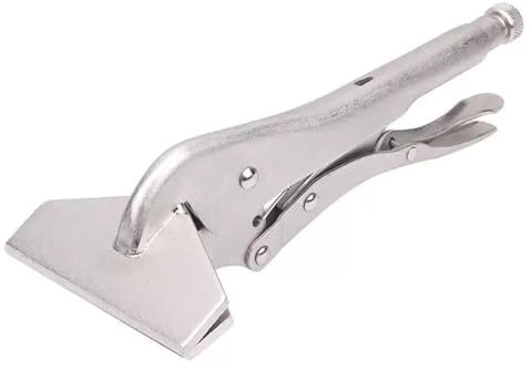 CLLBANT Pince à Bois de Type D de 10 Pouces, Pince Fixe pour soudage de tôle, Pince Fixe à Bec Plat en Acier 45, Pince puissante