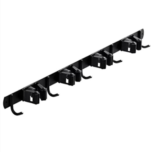 Soporte para Escoba y trapeador de Acero Inoxidable para Montaje en Pared, sin Perforaciones, Gancho sin Costuras para baño, Estante para Cocina