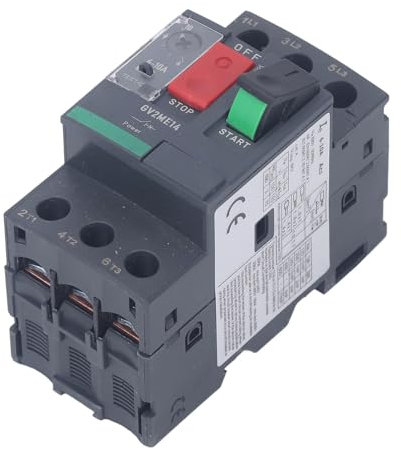 Interruttore del Motore, AC690V con Pulsante di Avviamento del Motore Manuale di Sovraccarico Magnetico Termico per Avvio, Interruttori di Interruttori in Miniatura (GV2-ME14 6-10A)