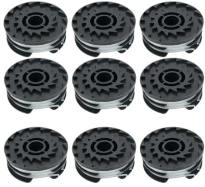 StarRing 3/6/9PCS Bobina e Filo di Ricambio per Decespugliatore per Decespugliatore Cordless Parkside per PRTA 20-Li A1, B2, C3, Filo di Nylon 1,6 mm, Lunghezza 4 m Bobina Decespugliatore Bobina