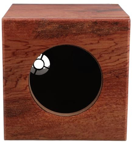 SOPOTUTU Cassa per Altoparlanti Auto in Legno Finitura a Strisce Elegante, Compatibilità e Stabilità Audio Migliorata, Adatta per Veicoli e Sistemi Audio