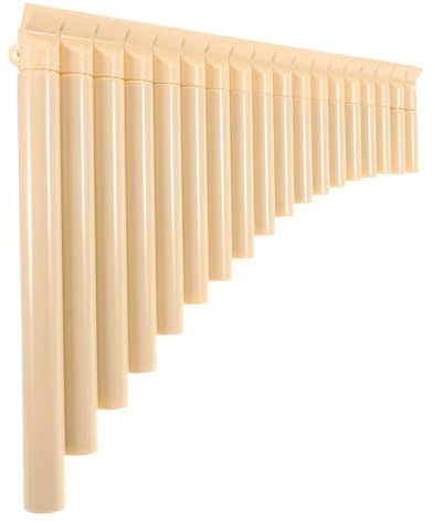 Plastic 18 Pipes Pan Flute Traditional Instrument for Boys and Girls | Abs Plastic Tubes, Lightweight Design, Comfortable Grip, Smooth Playing Experience, Beginner Friendly for Learning