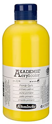 Schmincke AKADEMIE Acryl color Primär Gelb 500 ml, 23 224 028