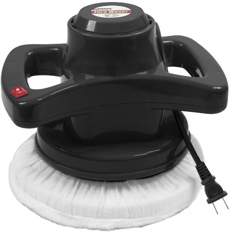 Wagan EL2078 10-Inch Euro Waxer Orbital Buffer 3500rpm 10 ElectricCar Buffer Polisher Waxer Machine Ergonomic Handle Design Wool Pads for Car Buffers and Polishers