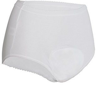 P&S Healthcare - Ladies Full Super Brief 3XL, 4XL, 5XL - Washable Incontinence Brief - White