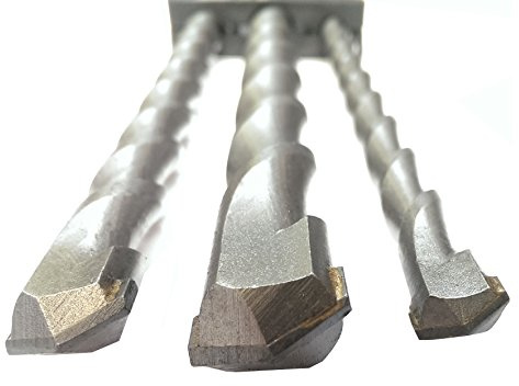 SDS PLUS Hammerbohrer 8-10-12 mm x 1000 mm Steinbohrer Betonbohrer SET 3-teilig