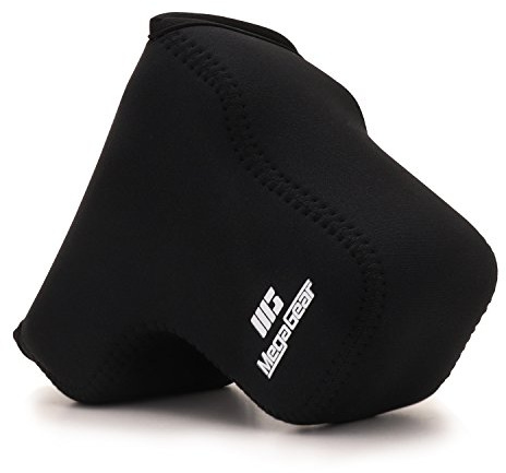 MegaGear Panasonic Lumix DC-GX9 (12-60mm) Ultraleichte Kameratasche aus Neopren - Schwarz