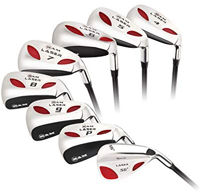 Ram Golf Laser Steel Hybrid Irons Set 4-SW (8 Clubs) - Mens Left Hand - Regular