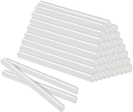 Froadp 11×200mm Heißklebestifte Klebesticks Set Heißklebestifte für Heißklebepistole Heißkleber DIY Kunst oder Hausreparaturen (2 KG, Semi-Transparent)