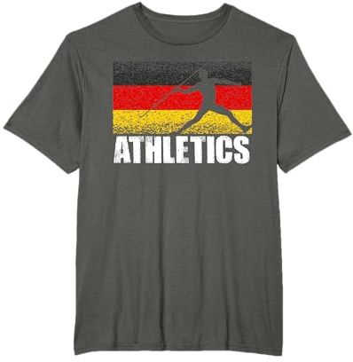 Leichtathletik Sport, Deutschland Flagge, Deutscher T-Shirt