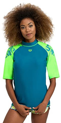 ARENA Damen UV-Schutz Rash Graphic Kurzarm Shirt