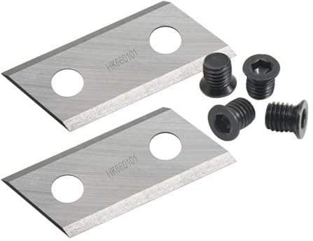 Générique WNJ-Tool, 1 Paire de Lames de broyeur de Jardin avec vis pour Eco ES1600 Ryobi RSH2545B BG-KS 2040 McCulloch