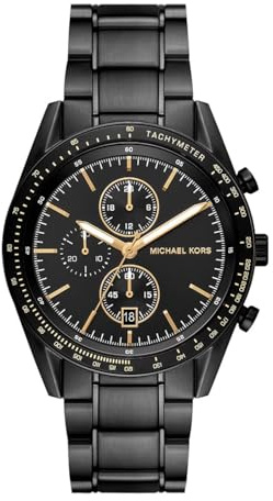 Michael Kors Warren Klocka för män, Quartz Chronograph-urverk med armband i rostfritt stål