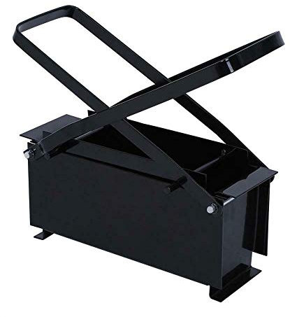 Alvinlite Fabricante De Briquetas De Troncos De Papel, DIY Reciclaje De Periódicos Briquetadora De Ladrillos De Troncos De Papel De Hierro Resistente para Calentar Estufa Fuego 10 X 5 X 3,2 Pulgadas