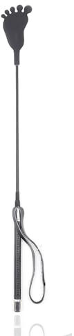 ATTAWA Spannend Handform Gerte Spanking Peitsche Reitpeitsche Leder Peitschen Verführung Paddel Erotik Flogger BDSM Erwachsener Whips Fetisch Cosplay SM Sex Spiele Spielzeug für Paare,Schwarz,C