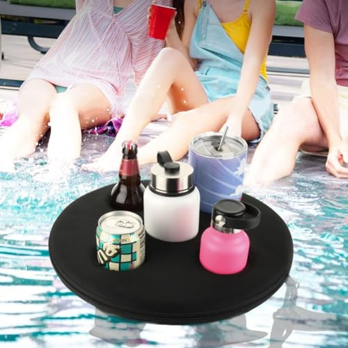 Schaumstoff-Schwimmtablett für Pool-Party, Pool-Schwimmender Getränkehalter, 5 Löcher, Pool-Getränke-Tablett, Strand für Freizeit, Getränkehalter, für Schwimmbäder, Strände