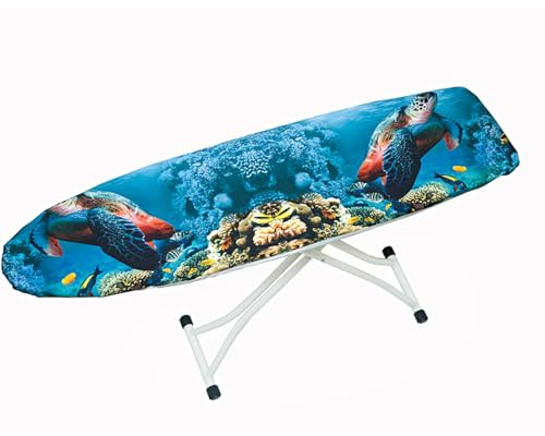 Housse Table À Repasser 120X40 Impression Animale Housse pour Planche À Repasser Cotton Classic,avec Bande Élastique Resserrable, Thermo Reflect, Adaptée Aux Fers À Vapeur