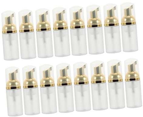 FOMIYES Flaconi Schiumogeni da 30 Ml Pompa Facile da Premere, Contenitori Ricaricabili in Pet per Viaggio, Set da 16 Pezzi Pratici e Leggeri