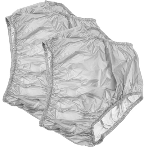 WRITWAA Pantalones para Incontinencia Reutilizables Prueba de Fugas para Adultos, Protección Absorbente Día, Pack de 2 Unidades