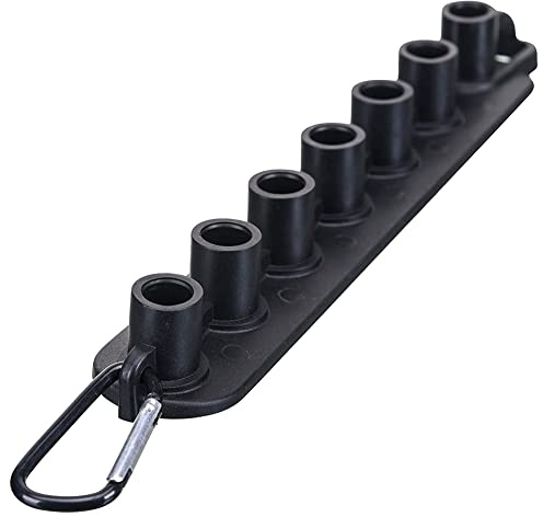 Disttocate Pressure Washer Nozzle Holder, Holds 7 Nozzle Tips with 1/4 Inch Quick Connect(Without Nozzles)