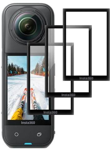 Doxxvai Pellicole Protettive per Insta360 X5/X4, Pellicola Ibrida PMMA | 3 Pezzi, Infrangibile, Proteggi Schermo LCD HD 9H Antigraffio, Alta Trasparenza, Accessori per Insta360 X5/X4