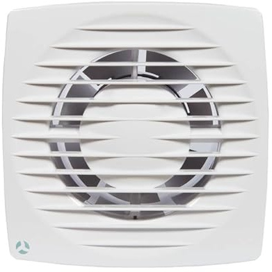 Airflow Aura 100MST Bathroom Extractor Fan – Motion Sensor, Quiet Operation (26 dB), IPX4, 14l/s Flow, 100mm Duct