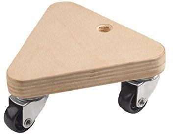 Metafranc Transportroller 134 x 134 x 134 mm - 100 kg Tragkraft - Sperrholz - PP-Räder / Möbelroller / Transporthilfe für Umzug / Rollwagen für Möbel-Transport / Kistenroller / 822140