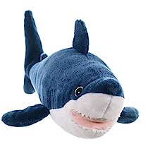 Wild Republic Plüsch Mako-Hai Haifisch, Cuddlekins Kuscheltier, Plüschtier, 38cm, Makohai
