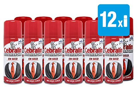 Cebralín - Quitamanchas Expert en Seco, Pack 12x200 ml - Total: 2.400 ml