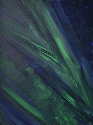 Abstraktes Acrylgemälde 025-80x60cm