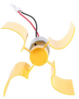 DC Motor 12V 6W 4400RPM Wind Turbine Generator Kit - DIY Vertical Windmill for Science Model with Breeze Electricity Generation