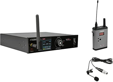 Psso Set Wise ONE + BP + Lavalier 823-832/863-865MHz | Registration-Free True Diversity Radio Receiver Including Pocket Transmitter and Lavalier Microphone