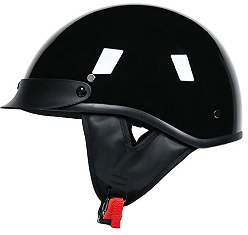GAOZHE Casque de Pédale de Moto, Moto Bols Demi Coque Casque Scooter, pour Homme Femme, Casque Moto Jet pour Pilote Cruiser Moto Scooter Cyclomoteur Biker ECE Homologué