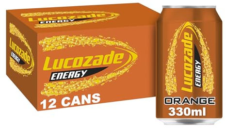 Lucozade Energy Drink Orange 12x330ml