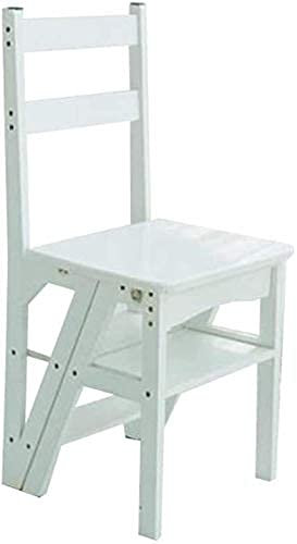 Wooden Step Stool,Step Stool Step Ladders Multifunction Household Collapsible Ladder Vintage Creativity Chair Solid Wood Step Ladder Step stool