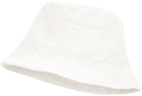 Caspar HT020 lässiger Damen Sommer Fischerhut Bucket Hat aus Toyo Stroh
