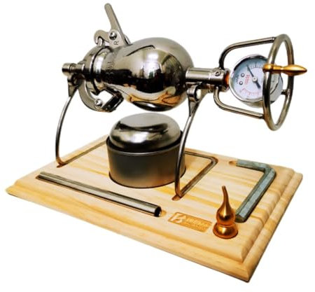 SciAza hochdruck-popcornmaschineTraditionelle altmodische Popcornmaschine, Mini-Hand-Popcornmaschine, Edelstahl-Popcornmaschine