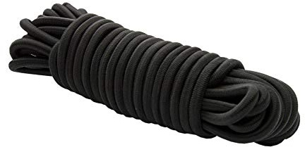 Dreamprint Expanderseil 5 m Schwarz 8 mm Gummiseil Gummischnur Spannseil Planenseil Spanngummi Gummileine Seil Schnur Band elastisch für Anhängerplane Planenbefestigung